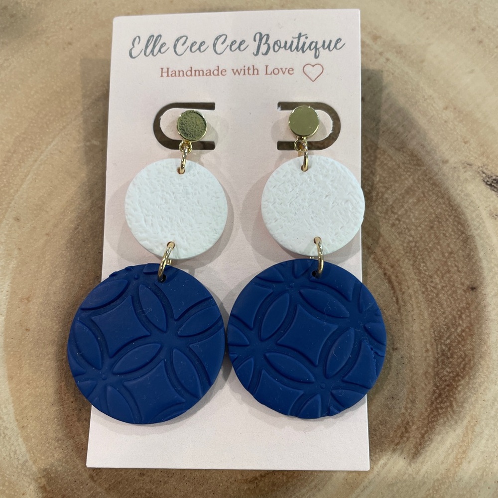 NWT Nautical Earrings--Handmade Polymer Clay Earrings